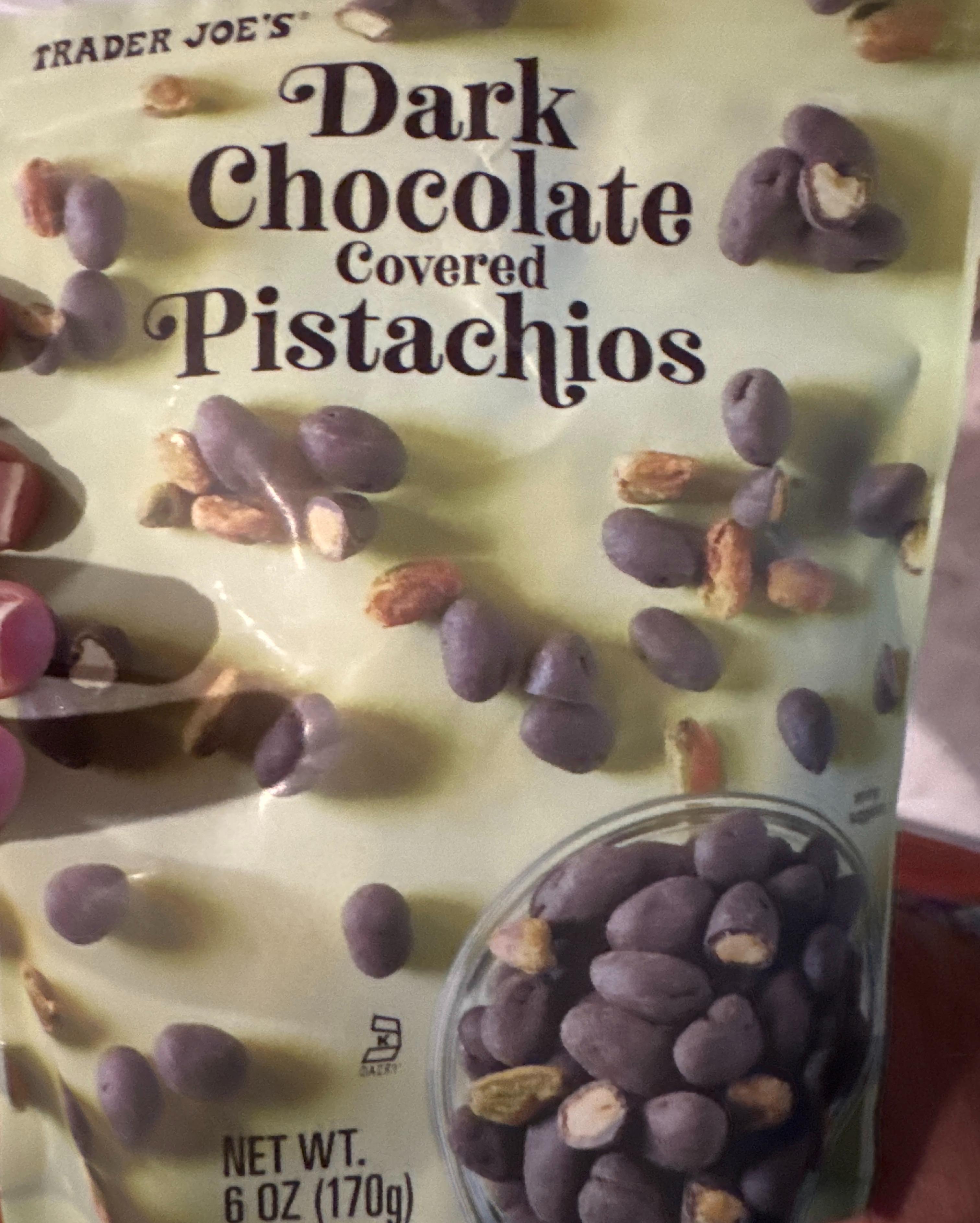 Trader Joe's Dark Chocolate Covered Pistachios
