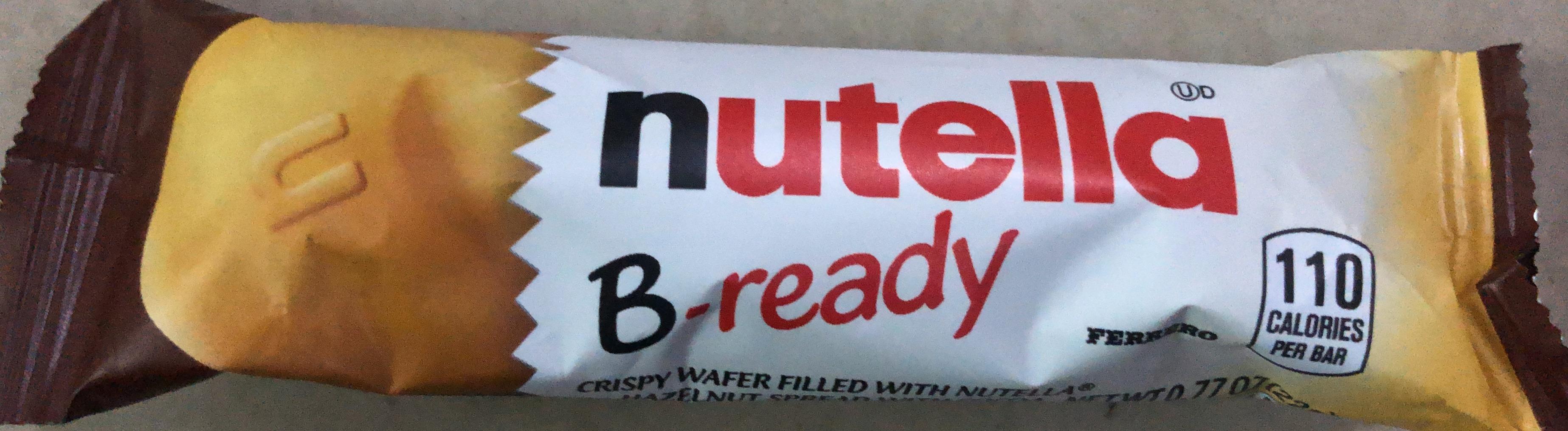 Nutella B-Ready Crispy Wafer Filled With Nutella
