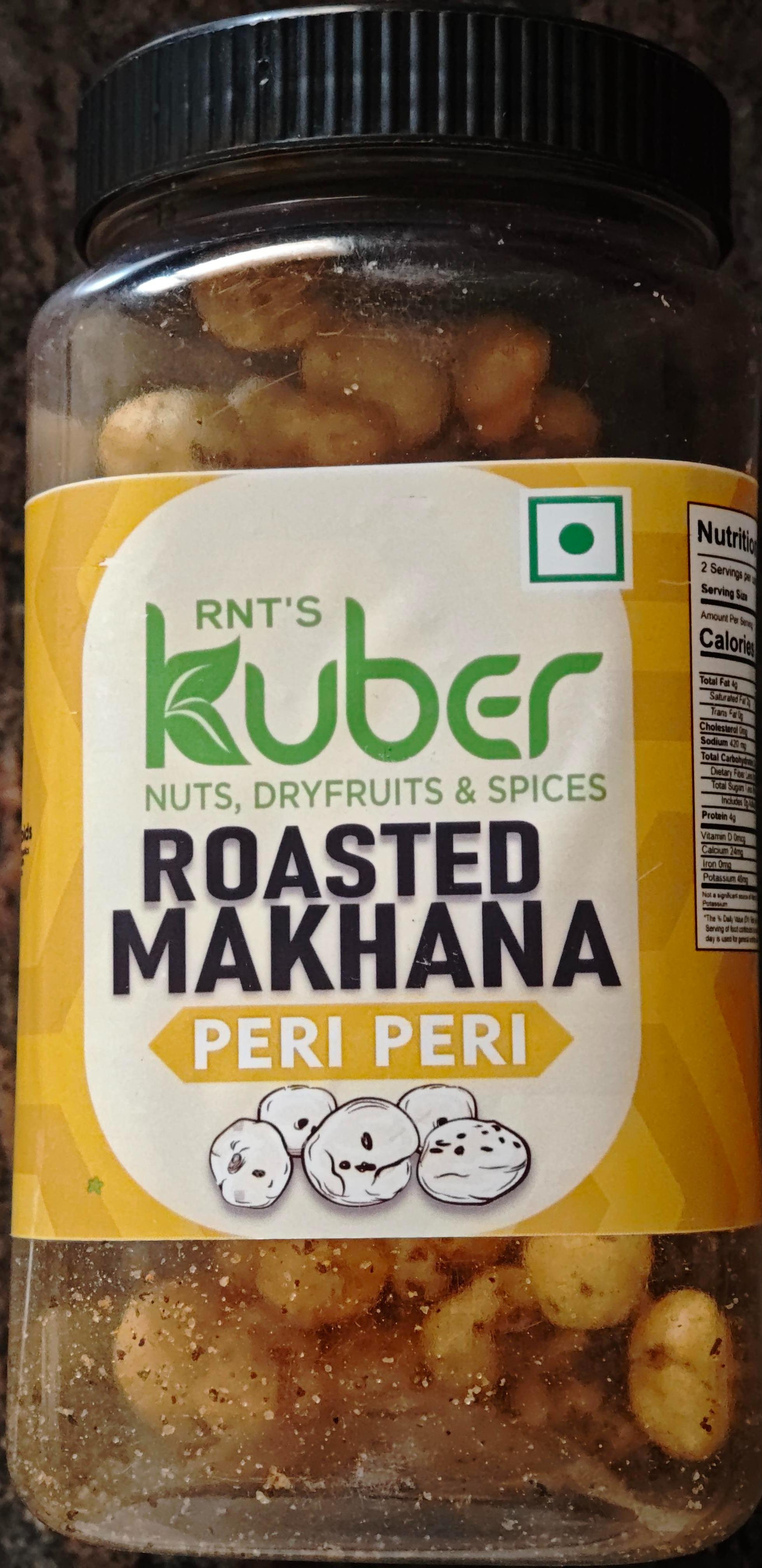 Rnt's Kuber Roasted Makhana Peri Peri