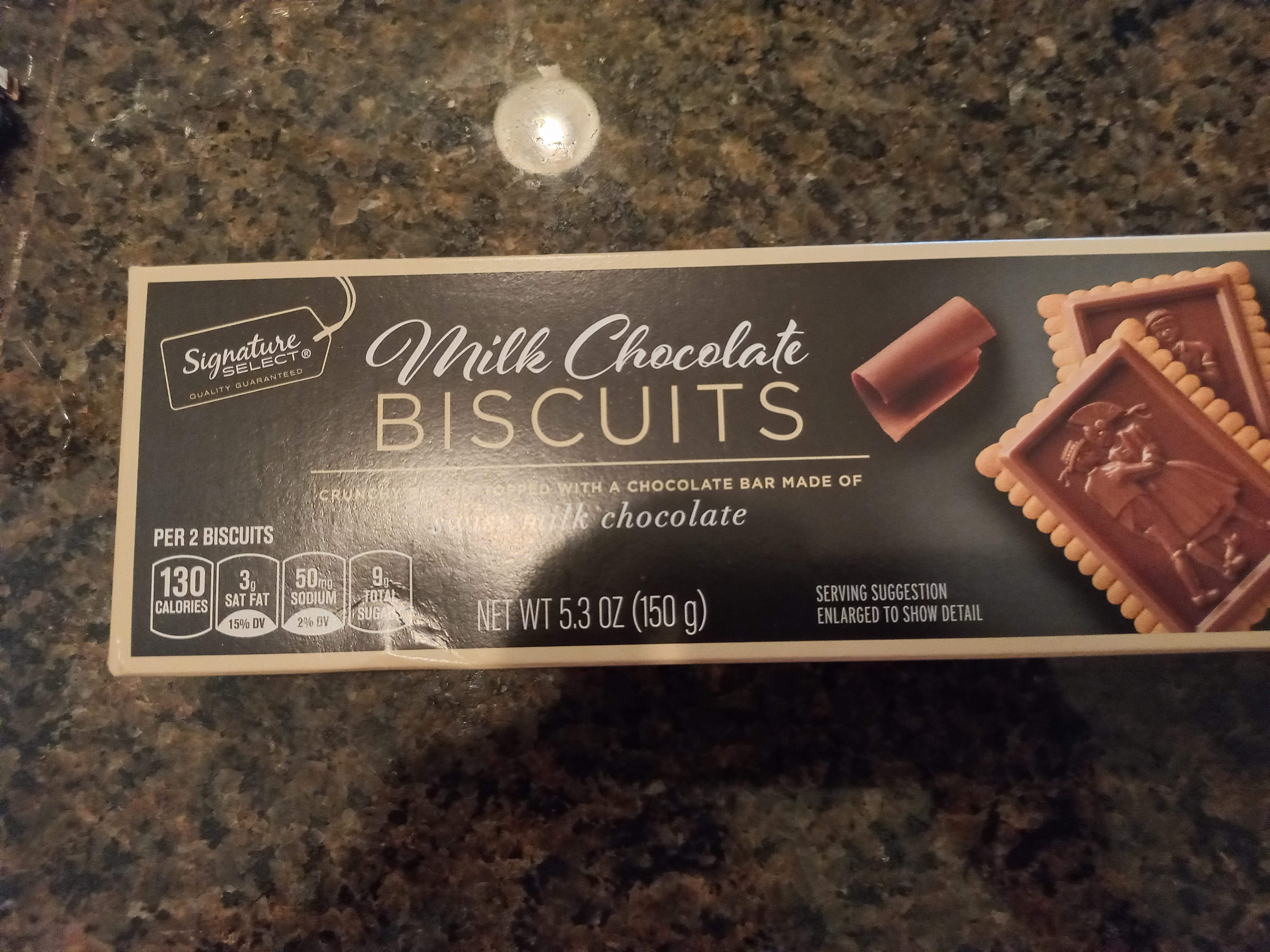 Signature Select Milk Chocolate Biscuits