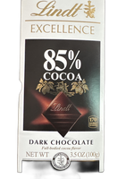 Lindt Excellence 85% Cocoa Dark Chocolate