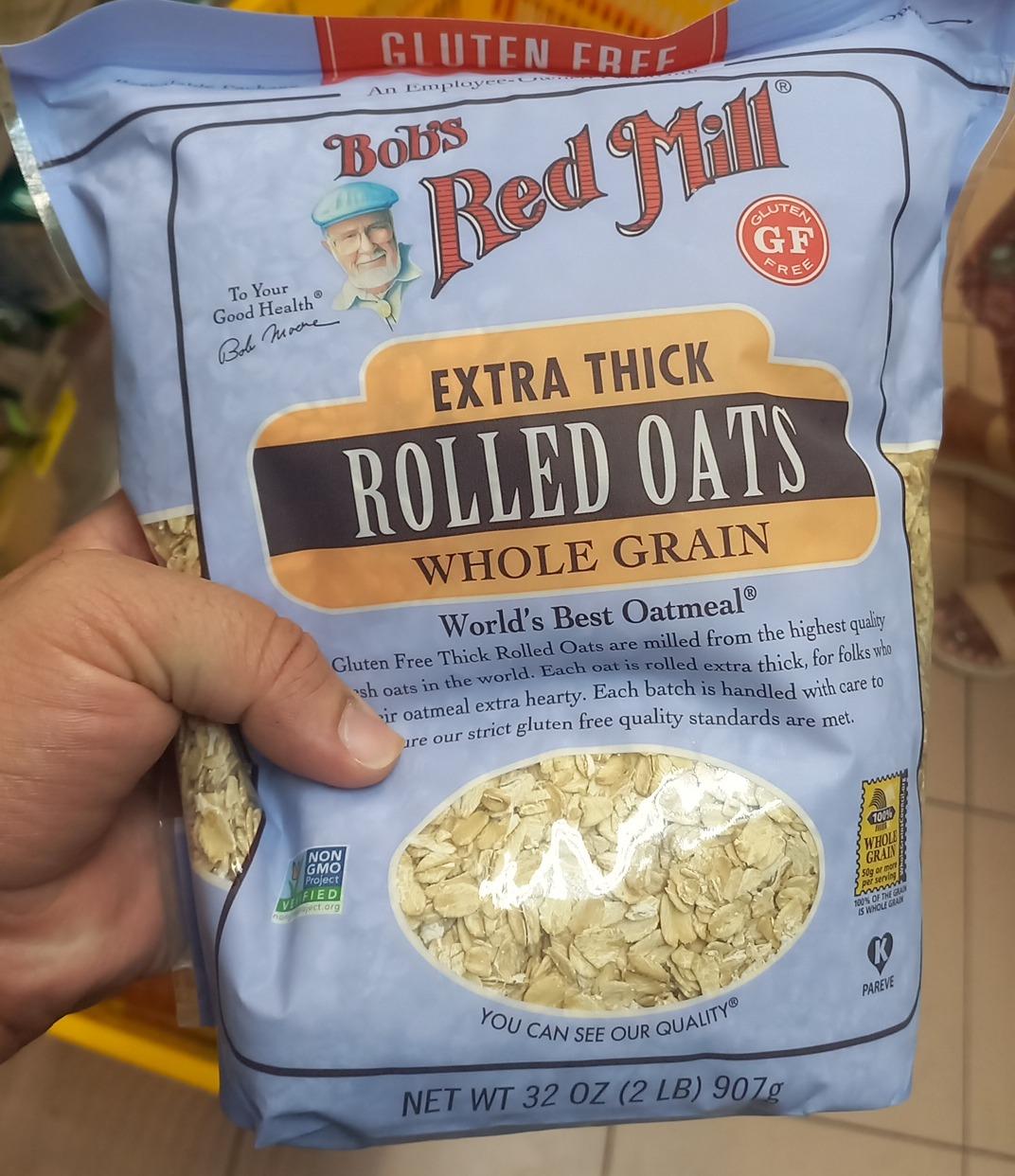 Bob's Red Mill Extra Thick Rolled Oats Whole Grain