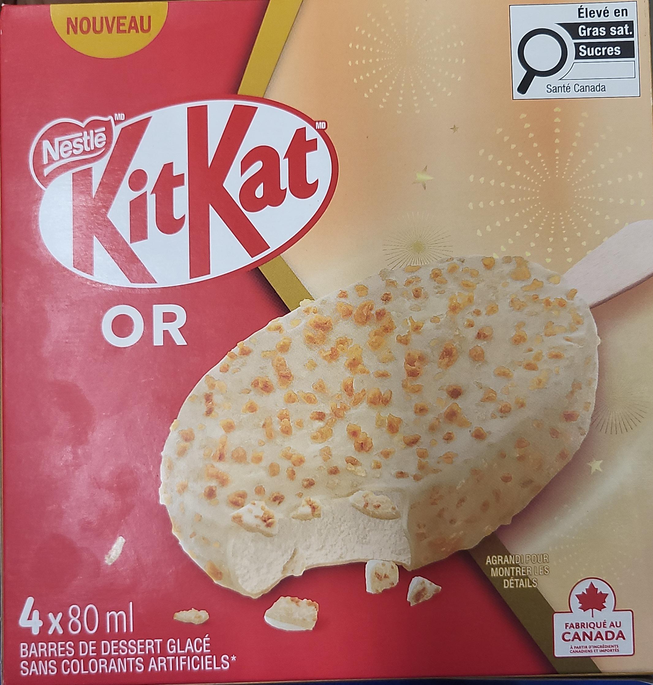 Nestle KitKat Gold Frozen Dessert Bars