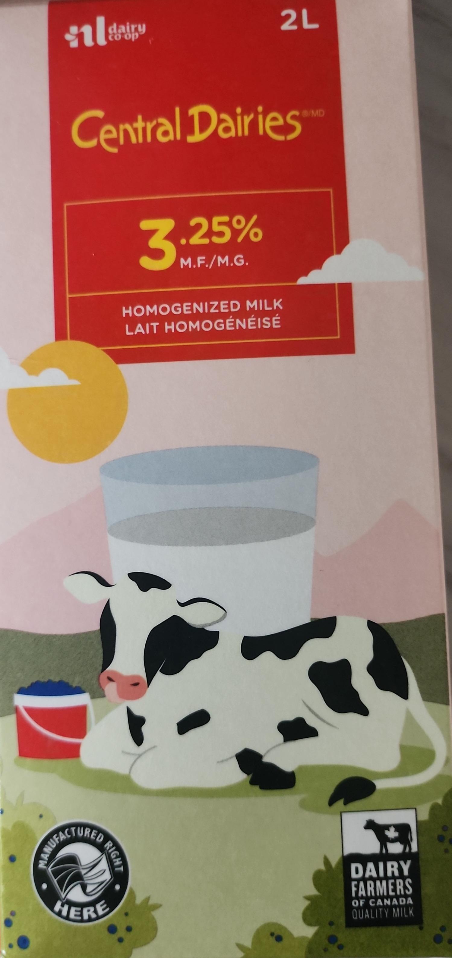 Central Dairies Homogenized Milk