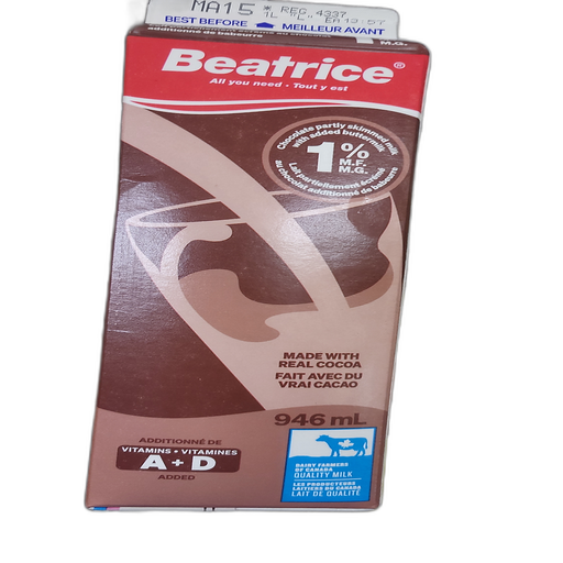 Beatrice Chocolate Partly Skimmed Milk