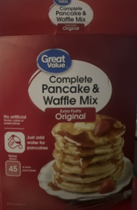 Great Value Complete Pancake & Waffle Mix Extra Fluffy Original