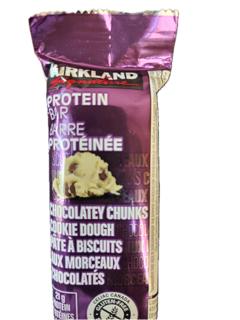Kirkland Signature Protein Bar Chocolatey Chunks Cookie Dough