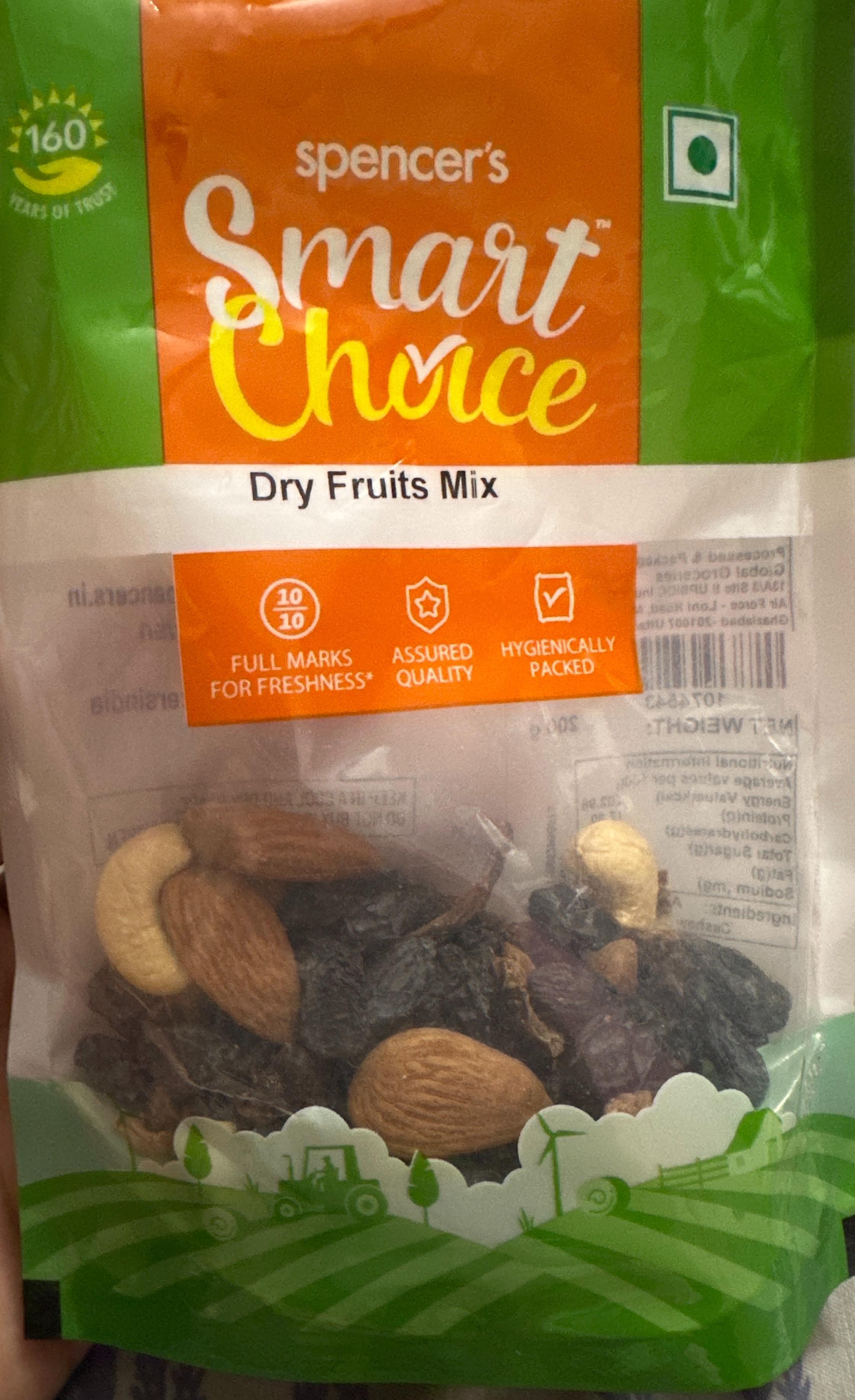 Spencer's Smart Choice Dry Fruits Mix