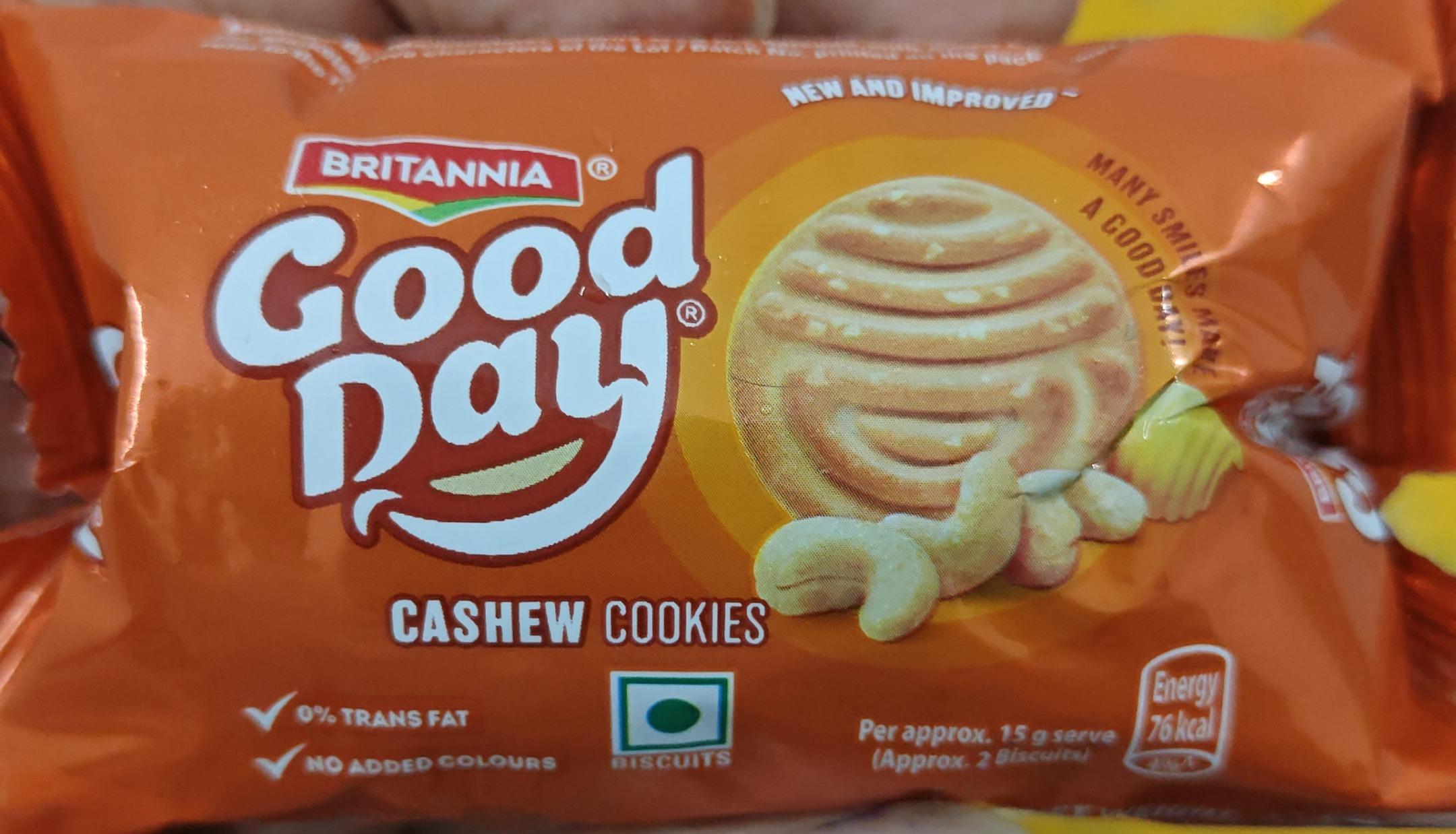 Britannia Good Day Cashew Cookies