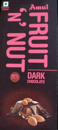 Amul Fruit N Nut Dark Chocolate