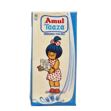 Amul Taaza Homogenised Toned Milk
