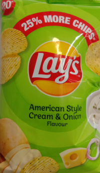 Lay's American Style Cream & Onion Flavour