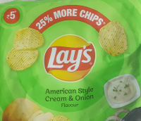 Lay's American Style Cream & Onion Flavour Potato Chips