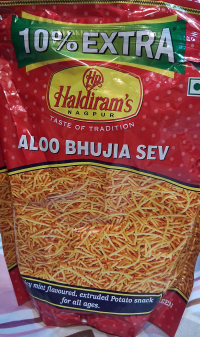 Haldiram's Aloo Bhujia Sev Spicy Mint Flavoured