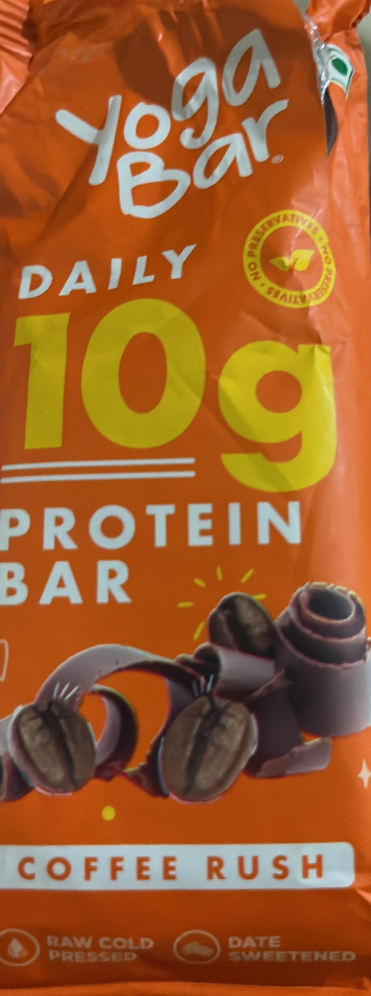 Yoga Bar Daily Protein Bar Coffee Rush