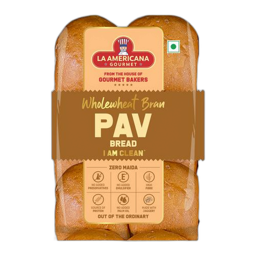 La Americana Gourmet Wholewheat Bran Pav Bread