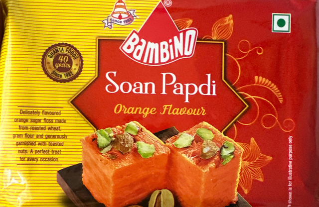 Bambino Soan Papdi Orange Flavour