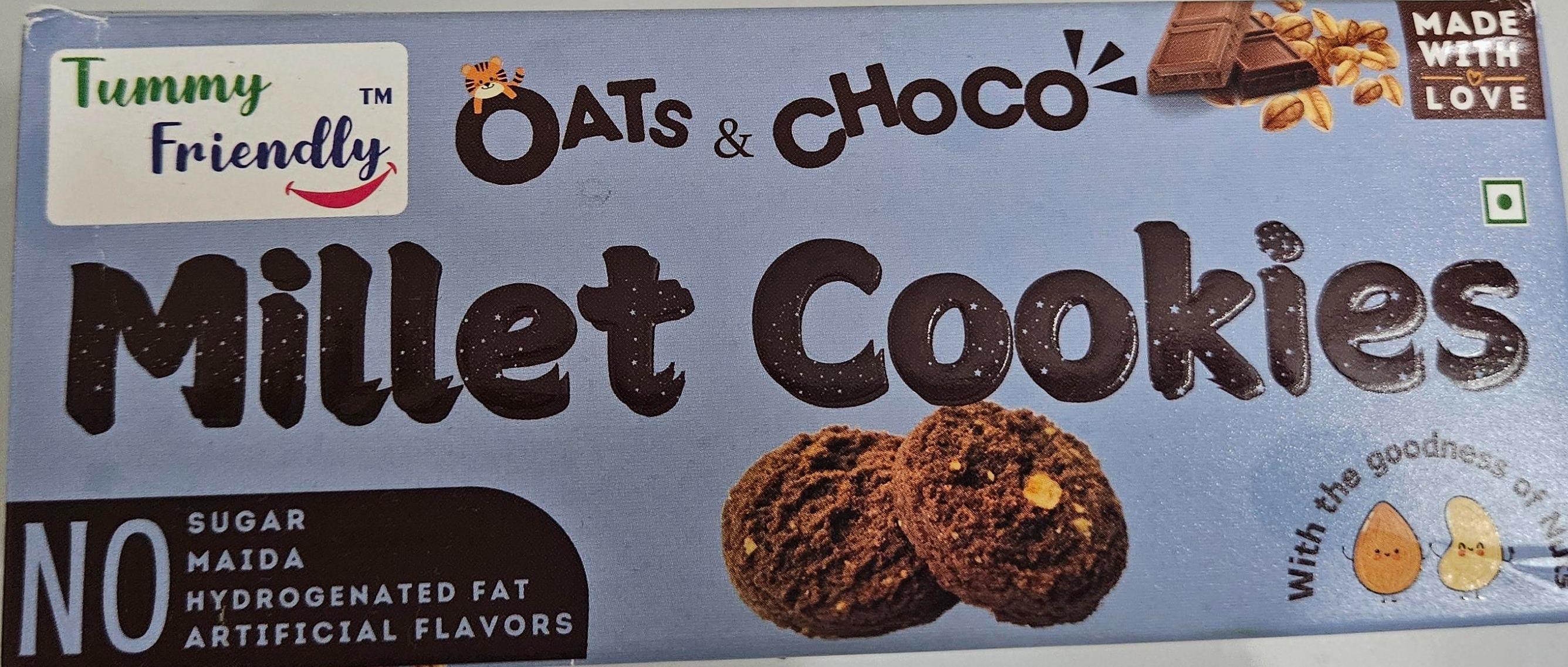 Tummy Friendly Millet Cookies Oats & Choco