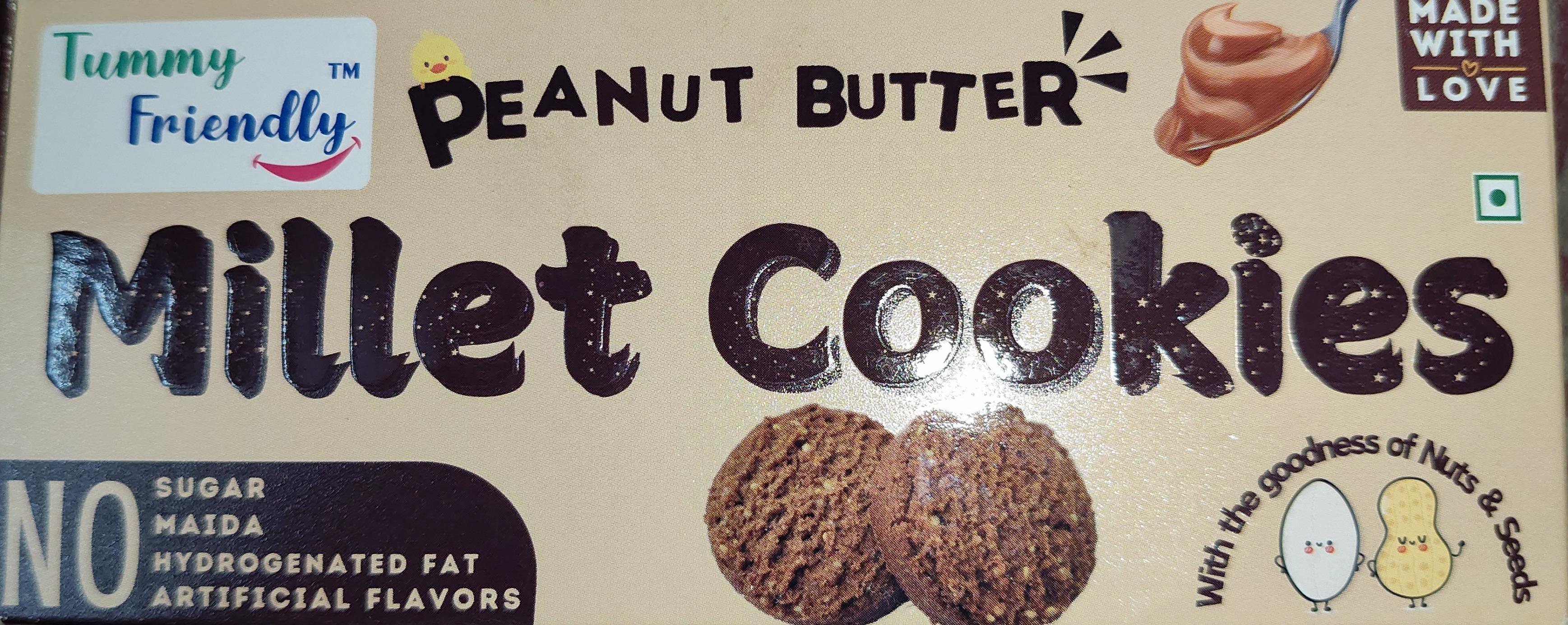 Tummy Friendly Peanut Butter Millet Cookies