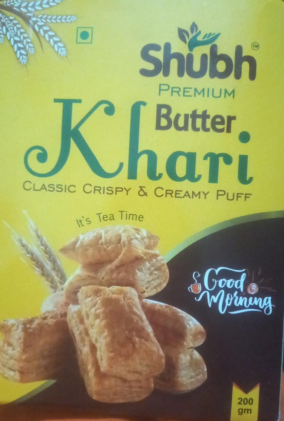 Shubh Premium Butter Khari Classic Crispy & Creamy Puff