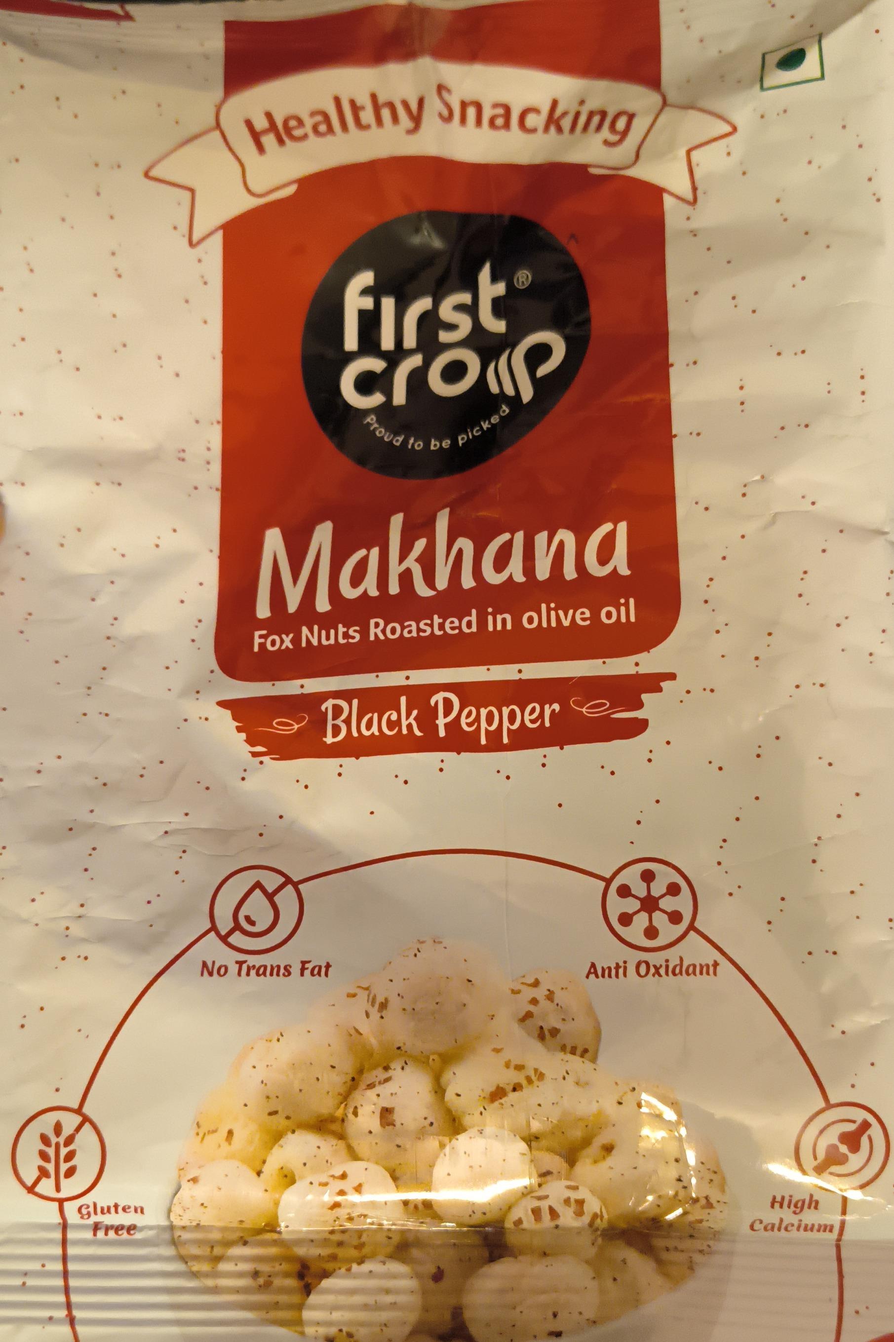 First Crop Makhana Black Pepper