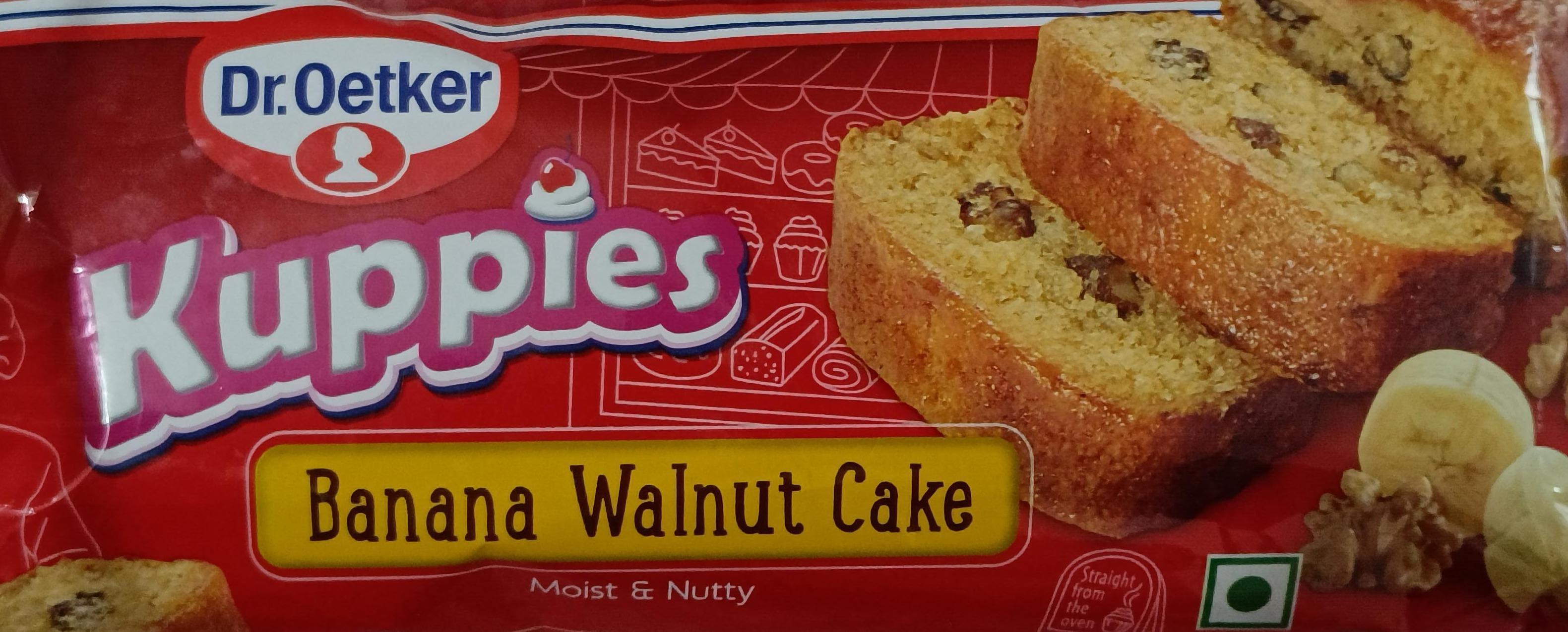 Dr.Oetker Kuppies Banana Walnut Cake