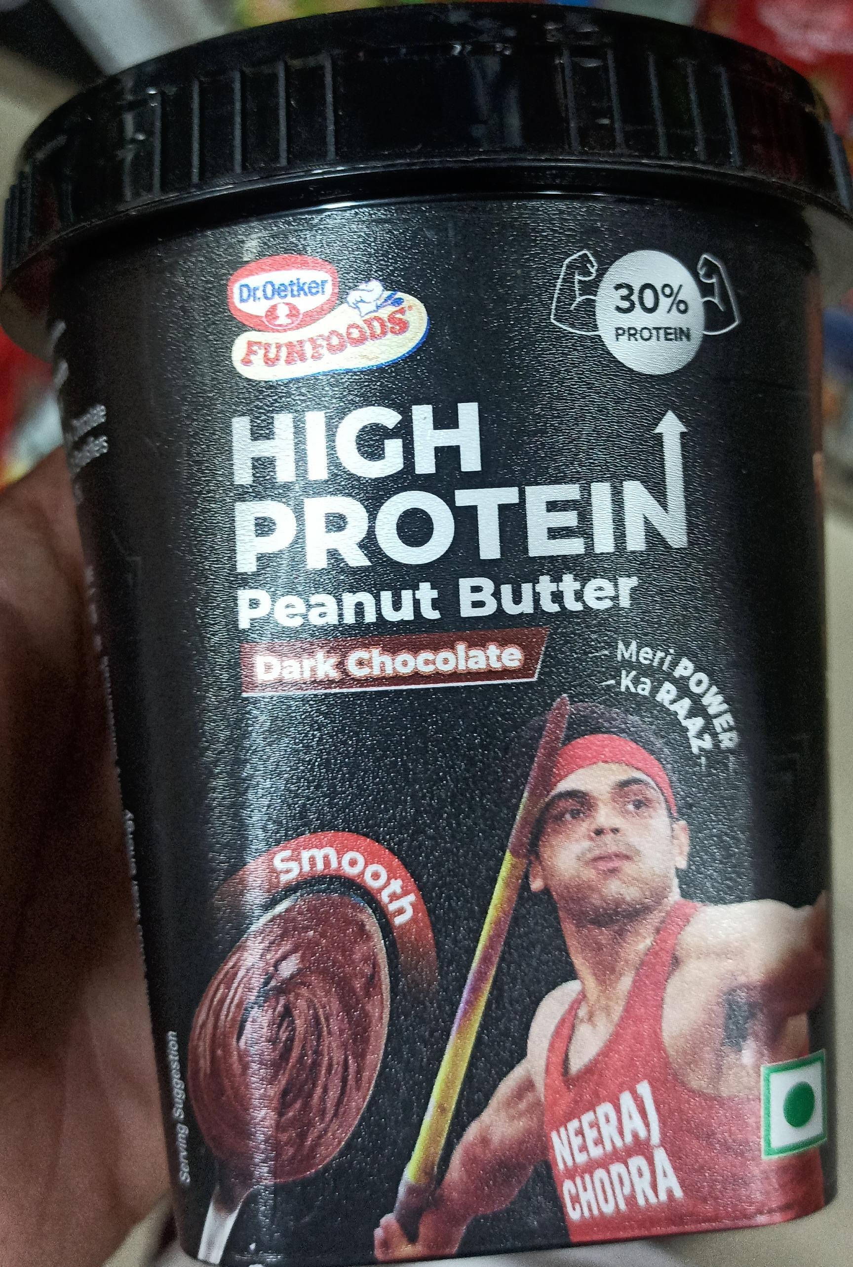 Dr. Oetker Funfoods High Protein Peanut Butter Dark Chocolate