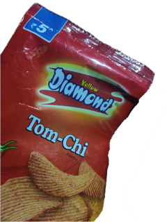 Yellow Diamond Chips Tom-Chi Flavour