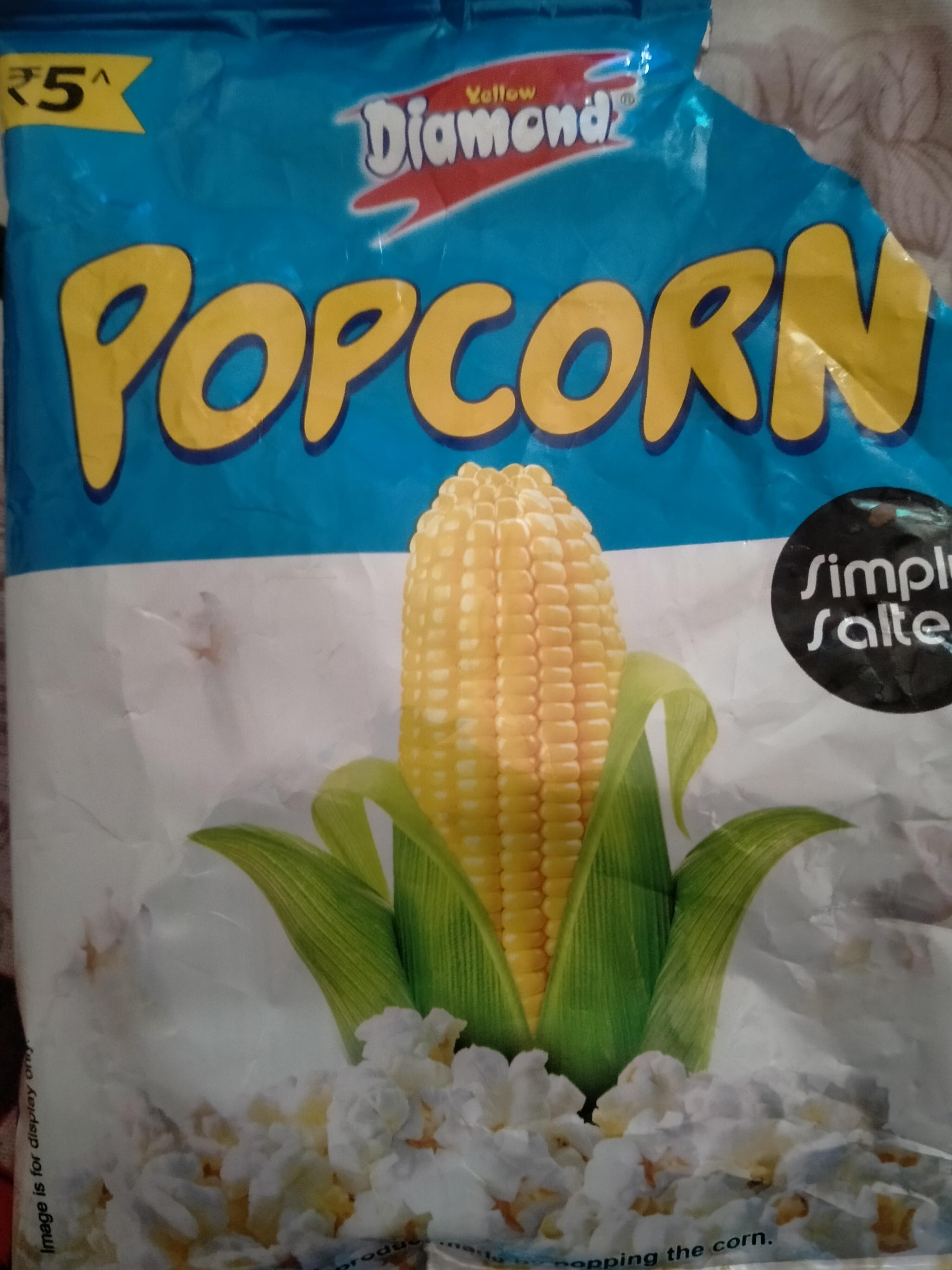 Yellow Diamond Popcorn Simply Salted