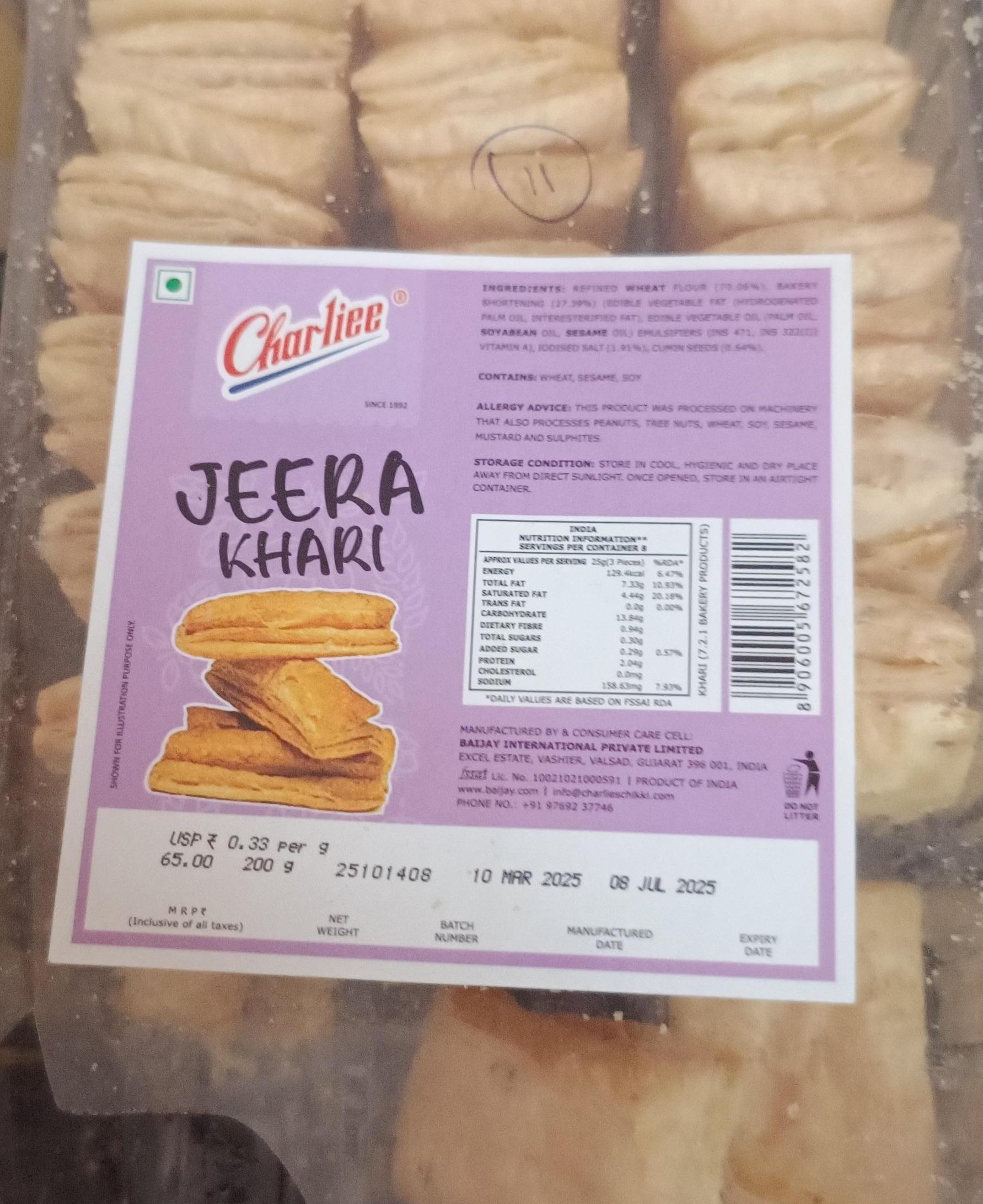 Charliee Jeera Khari