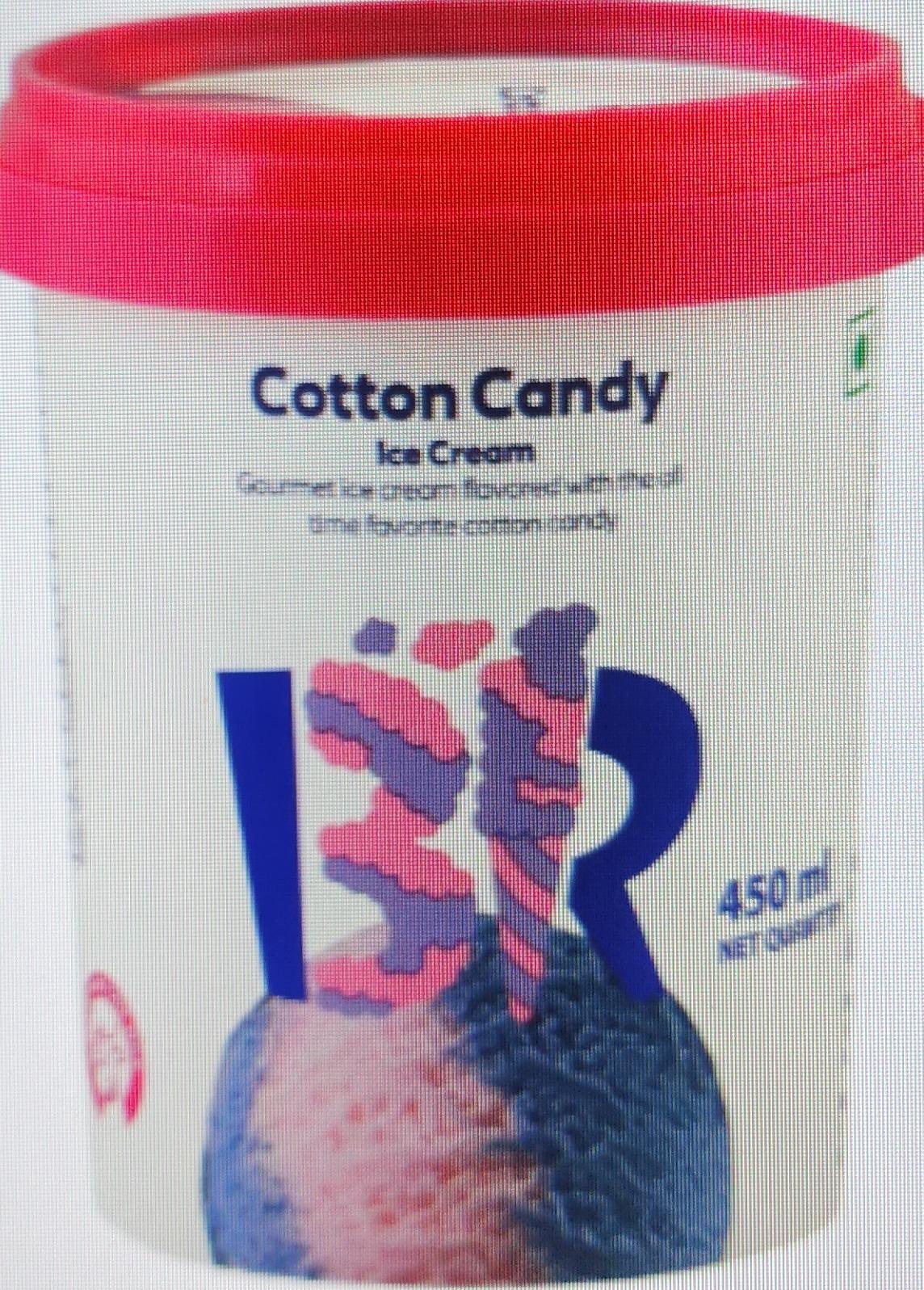 Baskin Robbins Ice Cream Cotton Candy