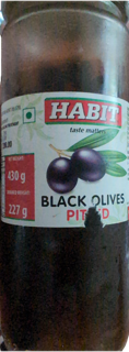 Habit Black Olives Pitted