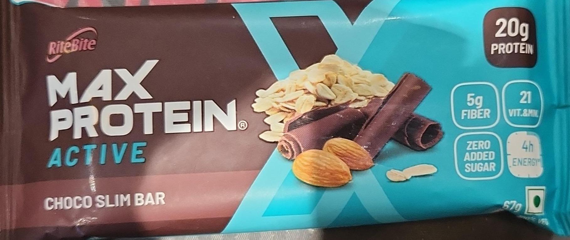 RiteBite Max Protein Active Choco Slim Bar