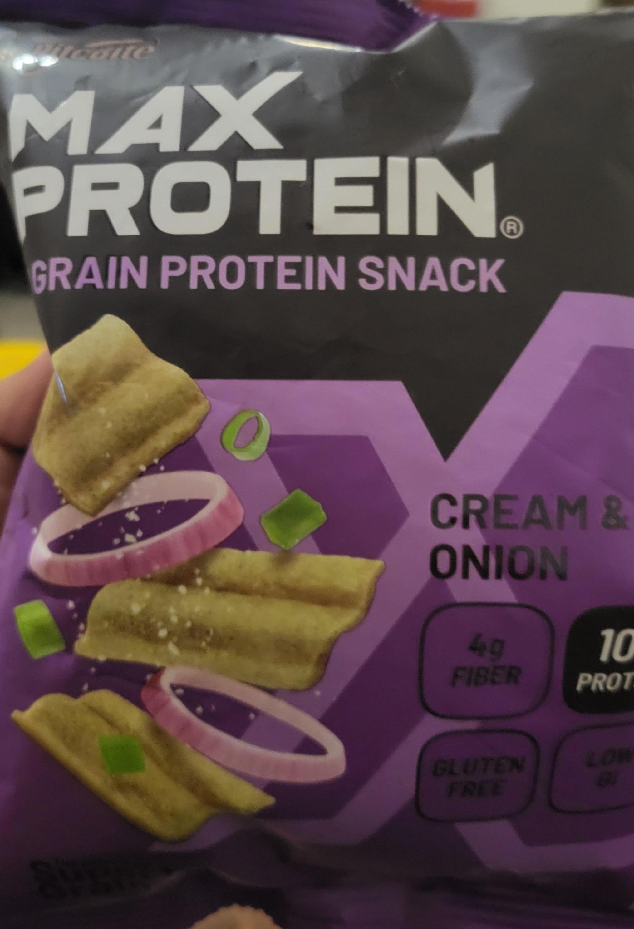 RiteBite Max Protein Grain Protein Snack Cream & Onion