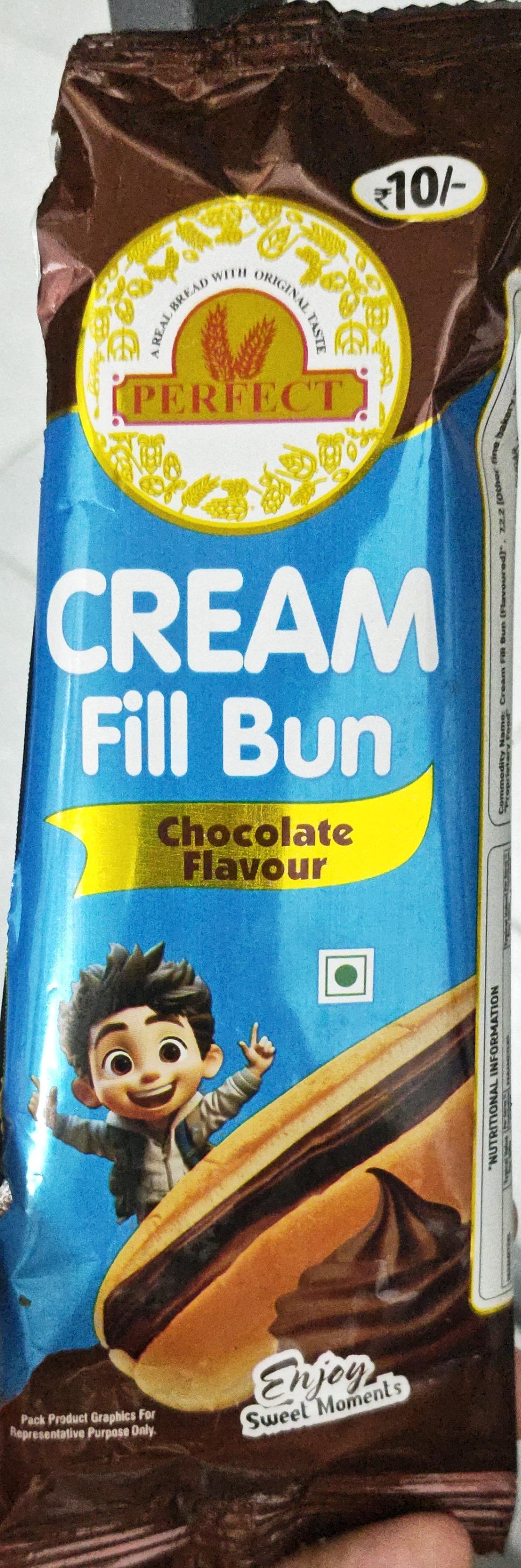 Perfect Cream Fill Bun Chocolate Flavour