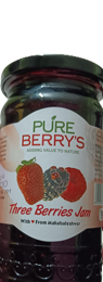 Pure Berry's Three Berries Jam