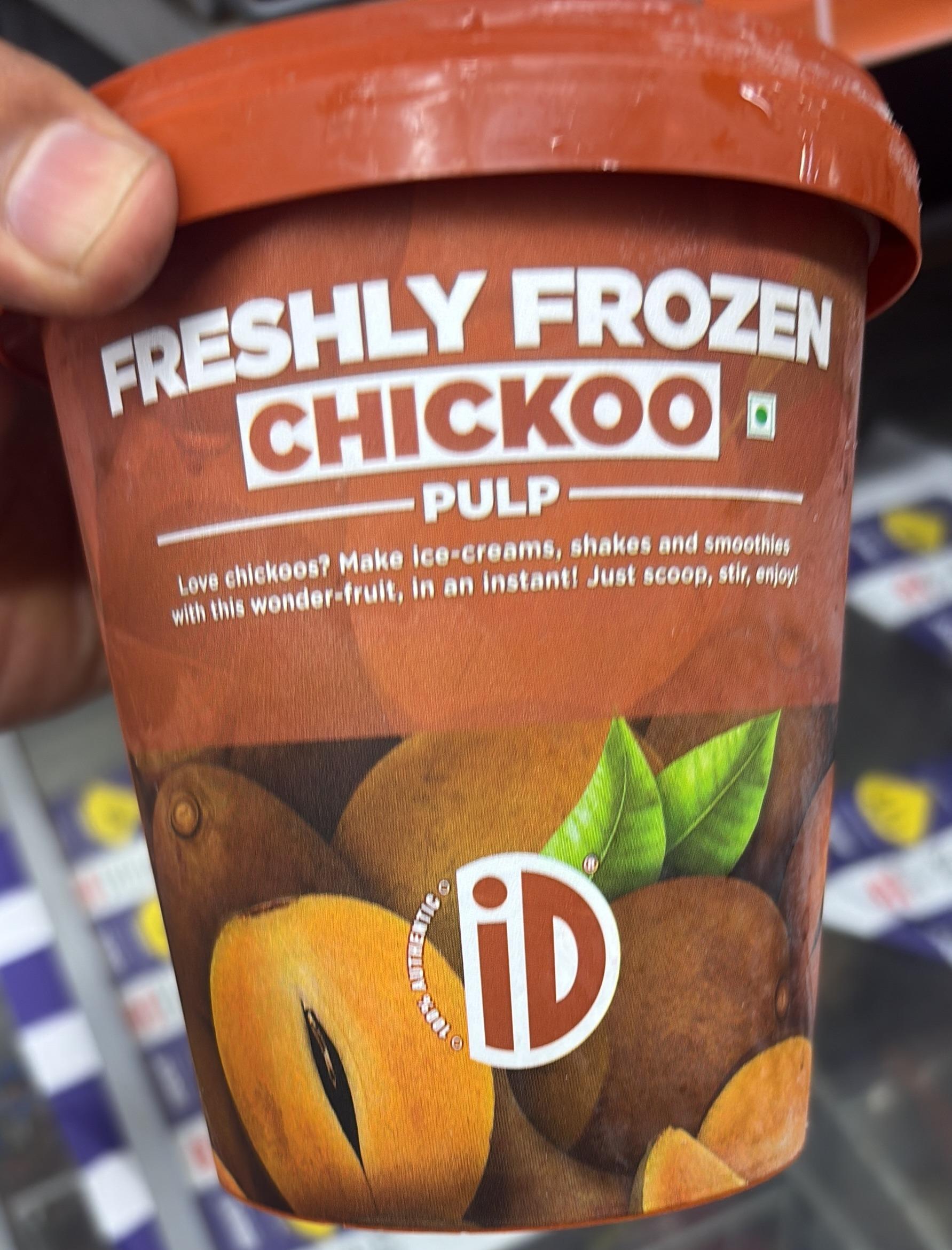 ID Freshly Frozen Chickoo Pulp