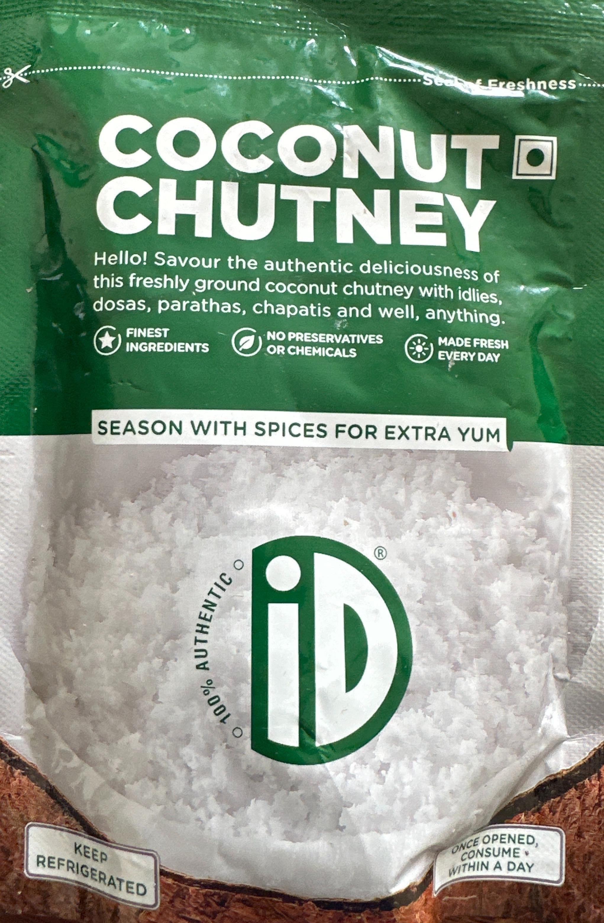 ID Coconut Chutney