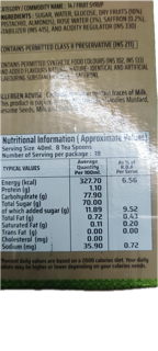 Guruji Kesar Pista Fruit Syrup