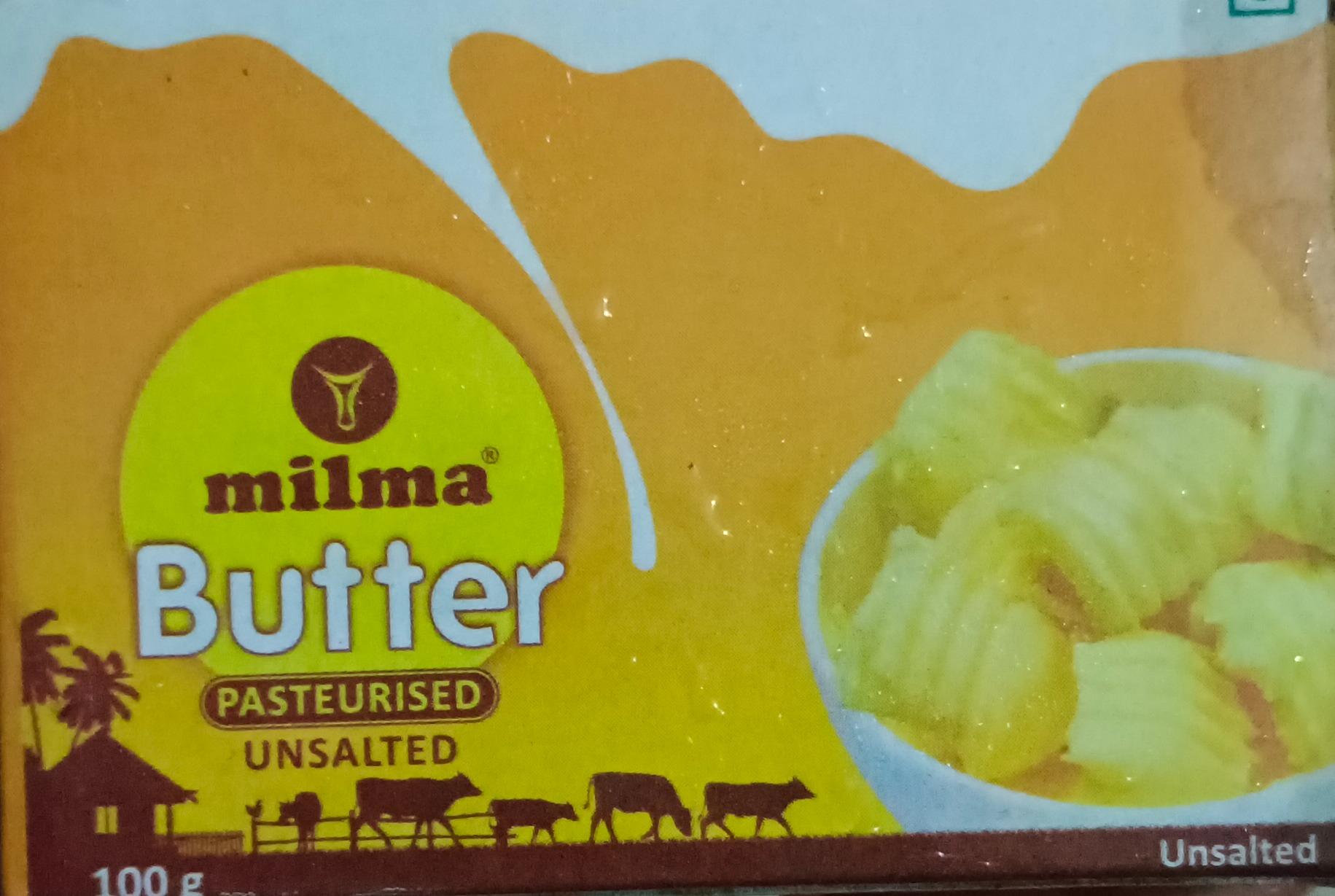 Milma Butter Pasteurised Unsalted