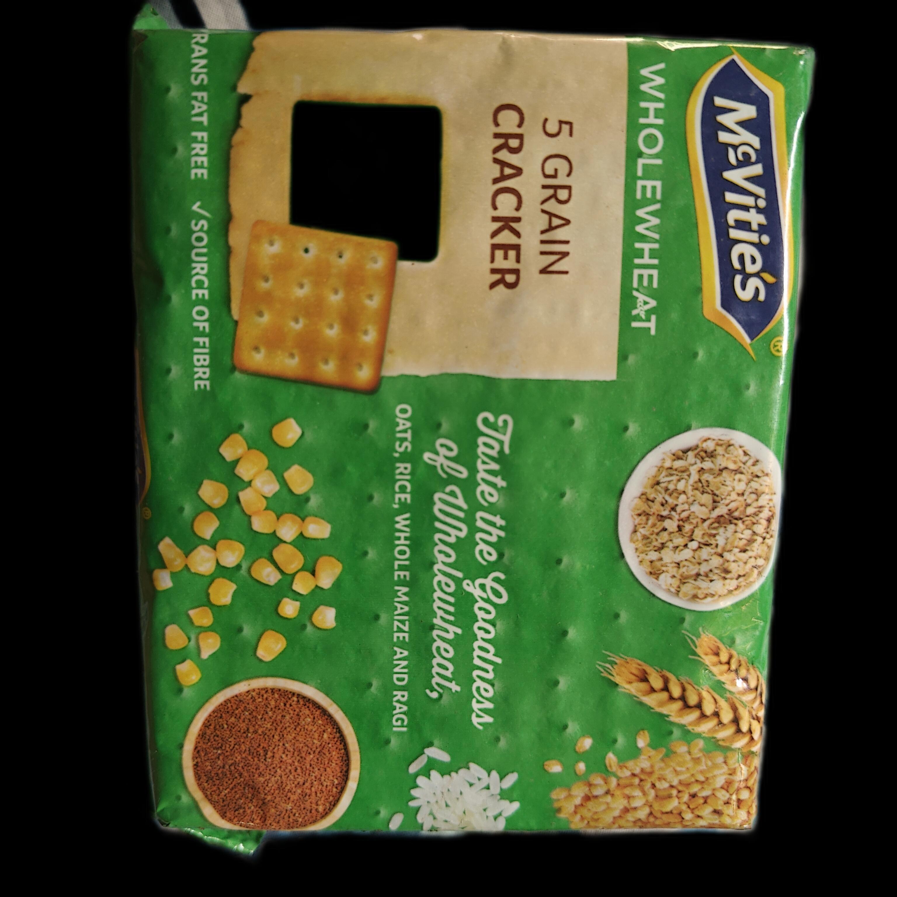 Mcvitie's 5 Grain Cracker Wholewheat