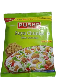 Pushp Brand Soya Chunks (Mini Chunks)