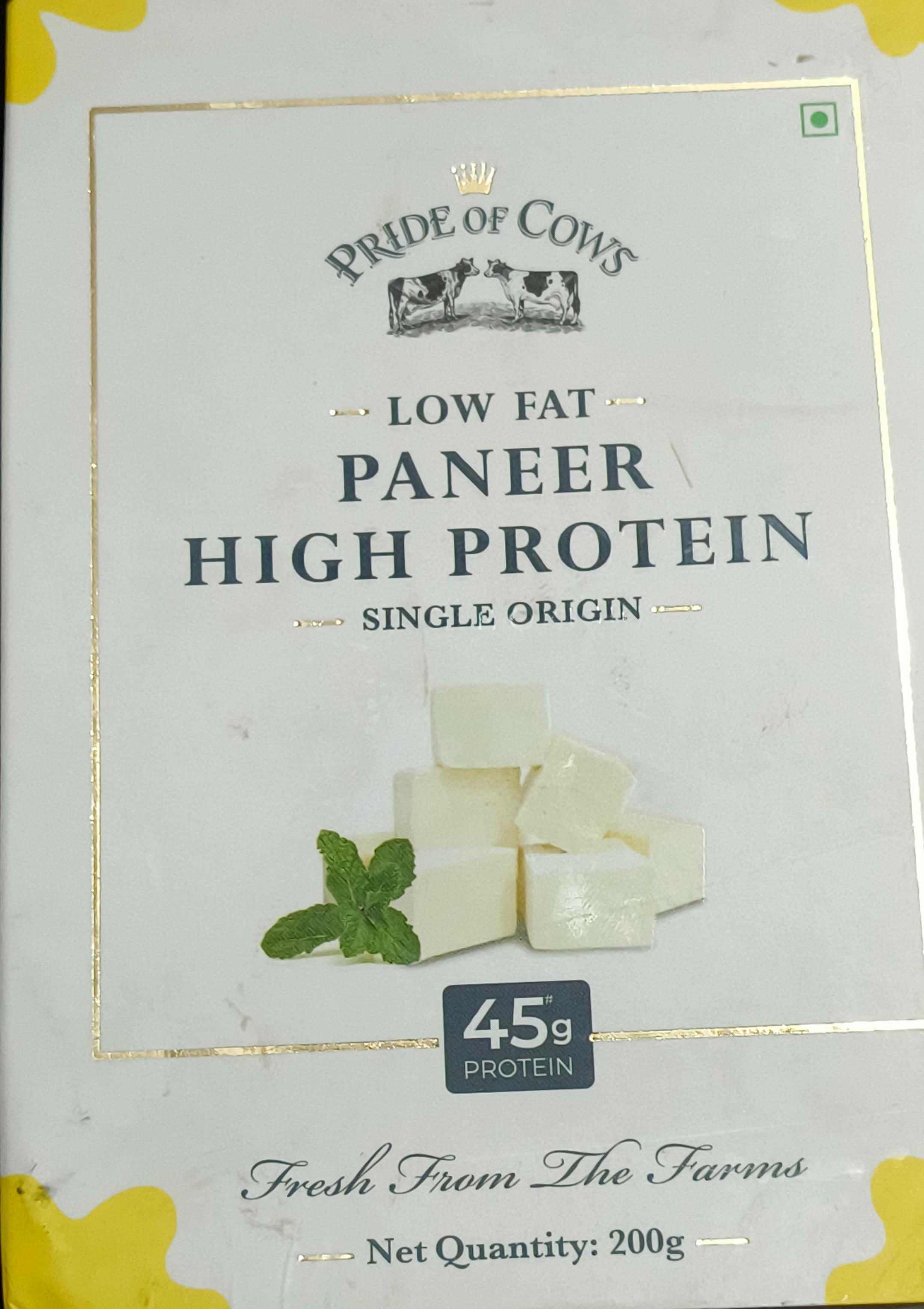 Pride Of Cows Low Fat Paneer