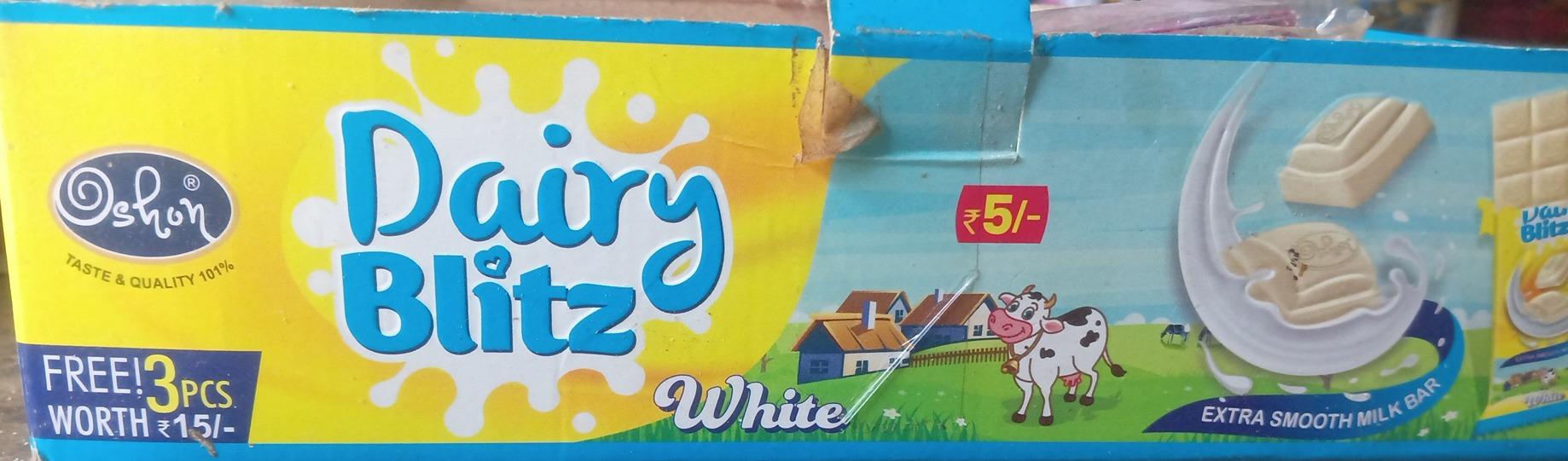 Oshon Dairy Blitz White Extra Smooth Milk Bar