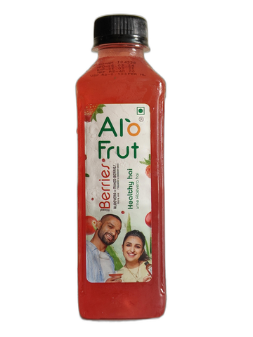 Alo Frut Aloevera Pulp & Juice + Mixed Berries Strawberry & Cranberry Drink