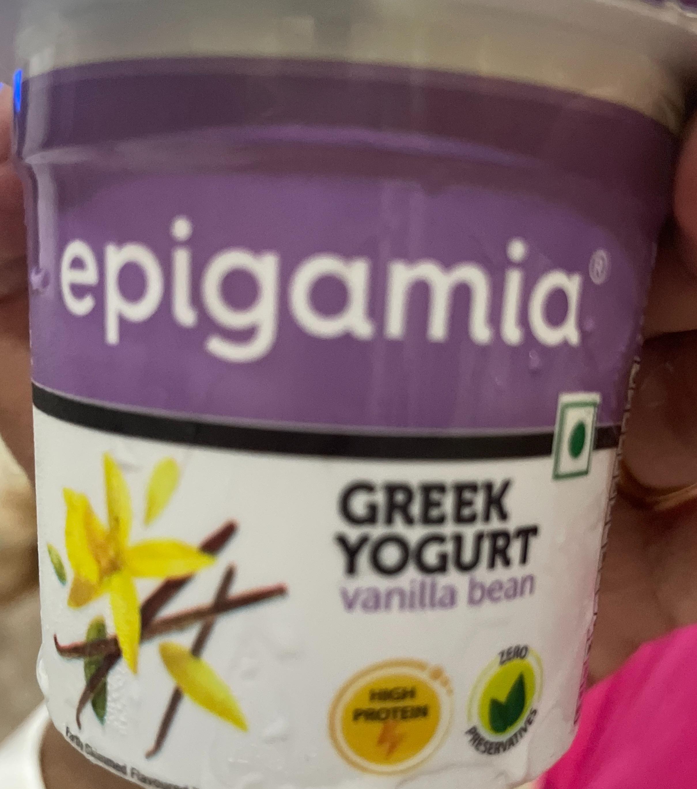 Epigamia Greek Yogurt Vanilla Bean