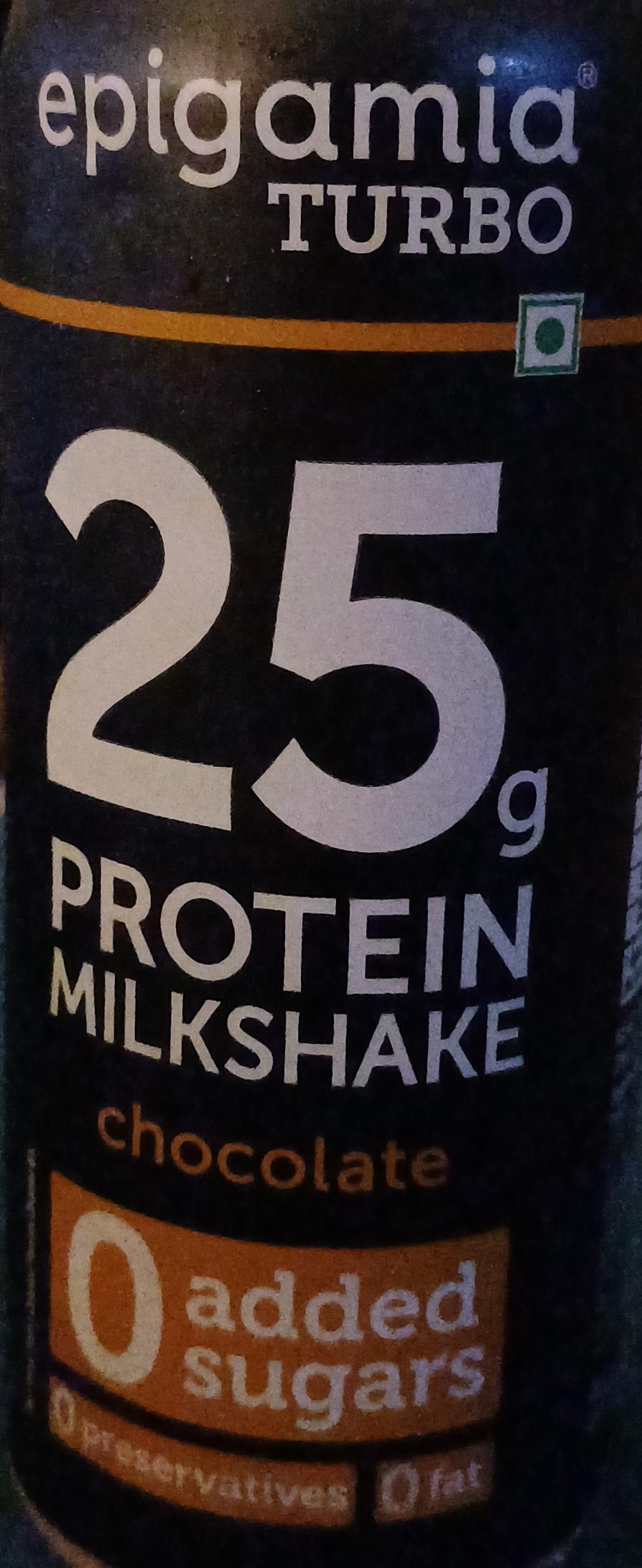 Epigamia Turbo Milkshake Chocolate Flavoured