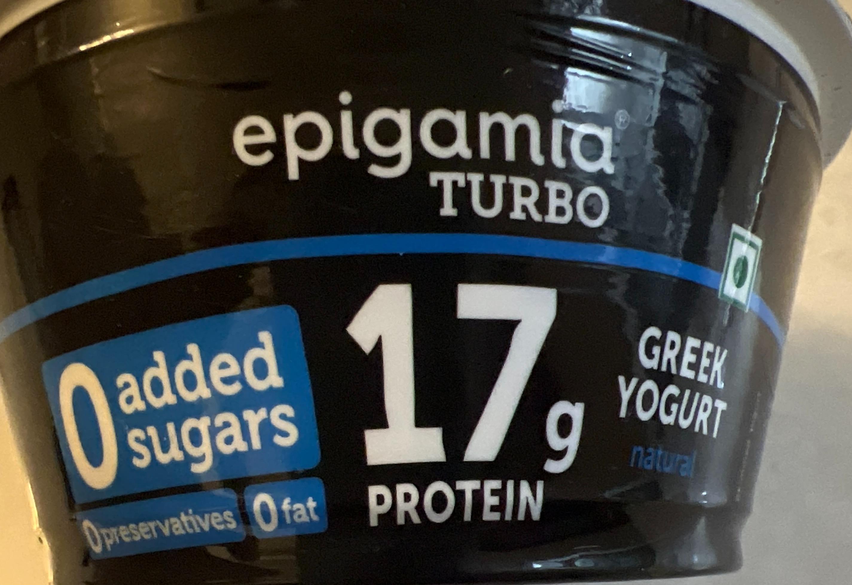 Epigamia Turbo Greek Yogurt Natural