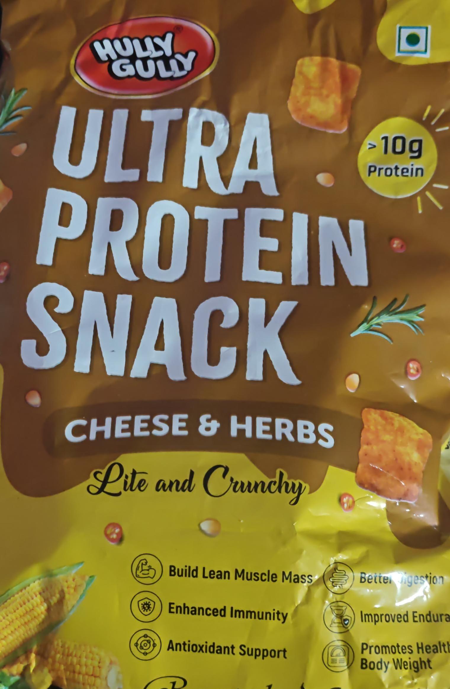 Hully Gully Ultra Protein Snack Cheese & Herbs