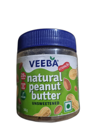 Veeba Natural Peanut Butter Crunchy